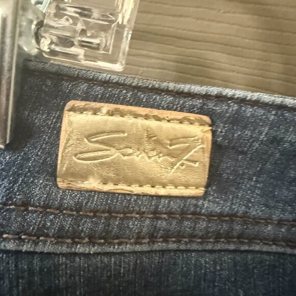 Seven7 18W Slim Straight Jeans in Medium Wash - Picture 5 of 6